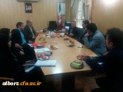 بازدید مدیر کل نظارت، ارزیابی سازمان مرکزی  از مدیریت استانی پردیس های استان البرز 2