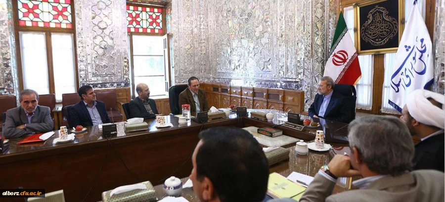 گزارش تصویری دیدار هیات رییسه دانشگاه فرهنگیان با رییس مجلس شورای اسلامی
 2