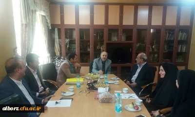 بازدید جناب آقای دکتر تاجیک اسماعیلی قائم مقام دانشگاه از پردیس حکیم فردوسی البرز