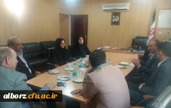 بازدید جناب آقای دکتر تاجیک اسماعیلی قائم مقام دانشگاه از پردیس حکیم فردوسی البرز
 4