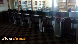 تجهیز کتابخانه پردیس با رایانه های به روز
 3