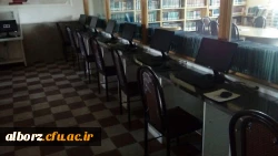 تجهیز کتابخانه پردیس با رایانه های به روز
 4