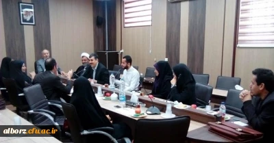 برگزاری نهمین جلسه شورای فرهنگی اجتماعی مدیریت امور پردیس های استان البرز