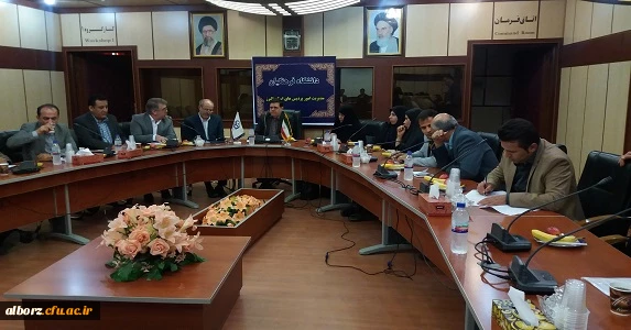 حضور صمیمی دکتر خنیفر سرپرست محترم دانشگاه فرهنگیان در پردیس حکیم فردوسی البرز
 8