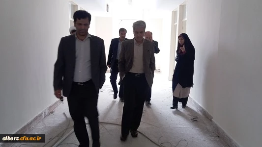 بازدید کارشناسان سازمان مرکزی از پروژه سرای دانشجویی پردیس امیرکبیر 2