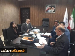 نشست مسئولان دانشگاه فرهنگیان البرز  با سردار اکبریان نماینده مجلس کرج، اشتهارد، فردیس و آسارا 2