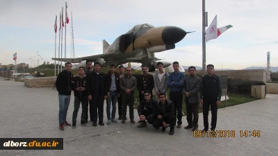 بازدید علمی از سازمان جغرافیایی، باغ موزه دفاع مقدس و پل طبیعت برگزار شد