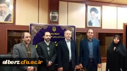 برگزاری مراسم معارفه کارشناس مسئول پیشگیری، حفاظت فیزیکی و اسناد مدیریت امور پردیس­ های دانشگاه فرهنگیان استان البرز
 2