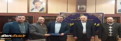 برگزاری مراسم معارفه کارشناس مسئول پیشگیری، حفاظت فیزیکی و اسناد مدیریت امور پردیس­ های دانشگاه فرهنگیان استان البرز