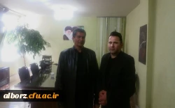 جلسه مشترک سرپرست معاونت توسعه منابع و امور دانشجویی پردیس با مدیر فضای سبز شهرستان فردیس 2