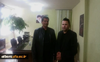 جلسه مشترک سرپرست معاونت توسعه منابع و امور دانشجویی پردیس با مدیر فضای سبز شهرستان فردیس