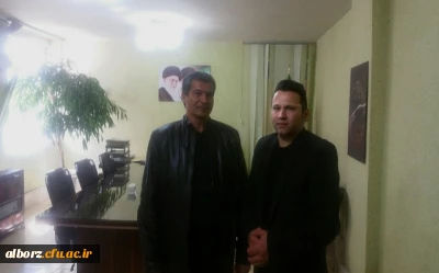 جلسه مشترک سرپرست معاونت توسعه منابع و امور دانشجویی پردیس با مدیر فضای سبز شهرستان فردیس