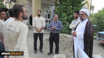 حضور مسئولان دانشگاه فرهنگیان استان البرز در جمع اردوی جهادی دانشجو معلمان بسیجی