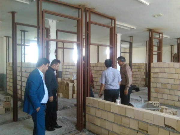 بازدید مهندس قانی، ناظرفنی و عمرانی اداره کل نوسازی وتجهیز مدارس استان از پروژه ساخت خوابگاههای دانشجویی در پردیس حکیم فردوسی البرز
 2