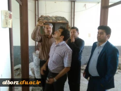بازدید مهندس قانی، ناظرفنی و عمرانی اداره کل نوسازی وتجهیز مدارس استان از پروژه ساخت خوابگاههای دانشجویی در پردیس حکیم فردوسی البرز
 3