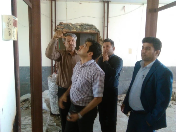 بازدید مهندس قانی، ناظرفنی و عمرانی اداره کل نوسازی وتجهیز مدارس استان از پروژه ساخت خوابگاههای دانشجویی در پردیس حکیم فردوسی البرز
 3