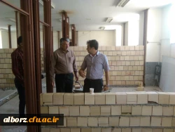 بازدید مهندس قانی، ناظرفنی و عمرانی اداره کل نوسازی وتجهیز مدارس استان از پروژه ساخت خوابگاههای دانشجویی در پردیس حکیم فردوسی البرز
 4