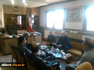 جلسه مشترک دانشگاه فرهنگیان با اداره کل نوسازی مدارس استان البرز