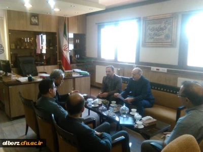 جلسه مشترک دانشگاه فرهنگیان با اداره کل نوسازی مدارس استان البرز