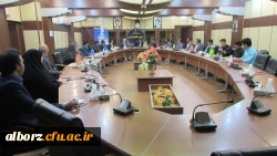 با حضور دکتر انصاری راد معاونت دانشجویی دانشگاه فرهنگیان 5