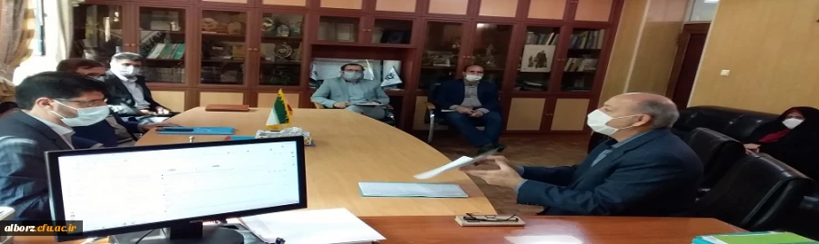 بازدید جناب آقای قدیم­ خانی نماینده وزارت آموزش و پرورش از فرآیند مصاحبه پذیرفته­ شدگان آزمون سراسری دانشگاه فرهنگیان سال 1399  2