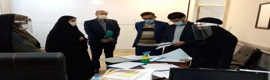 بازدید جناب آقای قدیم­ خانی نماینده وزارت آموزش و پرورش از فرآیند مصاحبه پذیرفته­ شدگان آزمون سراسری دانشگاه فرهنگیان سال 1399  4