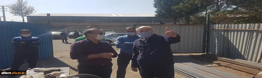 بازدید معاونت محترم اداره کل نوسازی استان از روند ساخت پروژه ساختمان اداری -آموزشی پردیس حکیم فردوسی البرز
 2