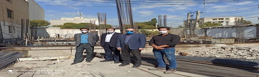 بازدید کارشناسان دفتر فنی سازمان مرکزی دانشگاه فرهنگیان از روند ساخت پروژه ساختمان اداری -آموزشی پردیس حکیم فردوسی البرز 3