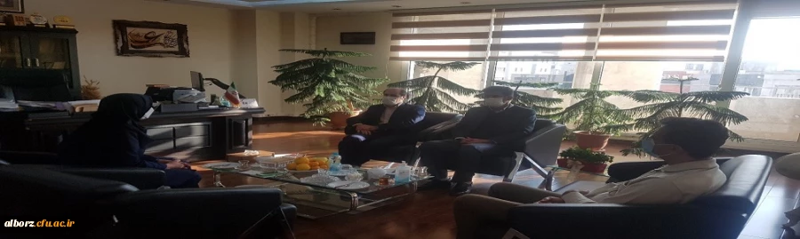 دیدار مدیر استانی دانشگاه فرهنگیان البرز با مدیر کل سازمان برنامه و بودجه استان البرز
 2