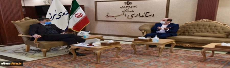 دیدار مدیر استانی دانشگاه فرهنگیان البرز با استاندار استان البرز
 2