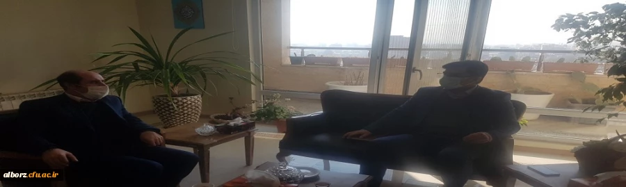 دیدار سرپرست امور پردیس های دانشگاه فرهنگیان البرز با مدیر کل راه و شهر سازی استان البرز
 2