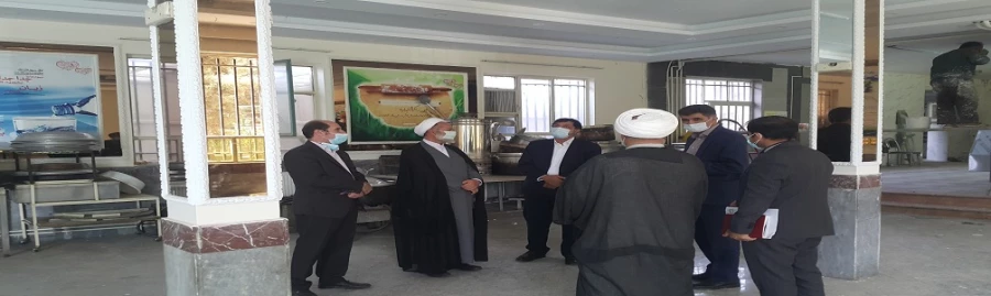 بازدید حجت الاسلام و المسلمین حاج آقا تقوی  از پردیس حکیم فردوسی استان البرز 3