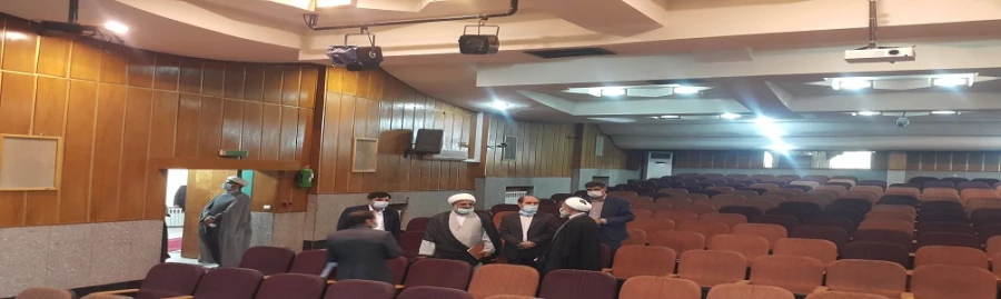 بازدید حجت الاسلام و المسلمین حاج آقا تقوی  از پردیس حکیم فردوسی استان البرز 4