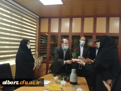 تقدیر ریاست دانشگاه فرهنگیان البرز از همکاران پردیس و استادان محترم خانم عضو هیأت علمی بمناسبت گرامیداشت ولادت حضرت فاطمه زهرا سلام الله علیها و روز زن 3