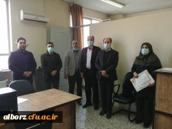 تقدیر ریاست دانشگاه فرهنگیان البرز از همکاران پردیس و استادان محترم خانم عضو هیأت علمی بمناسبت گرامیداشت ولادت حضرت فاطمه زهرا سلام الله علیها و روز زن 4