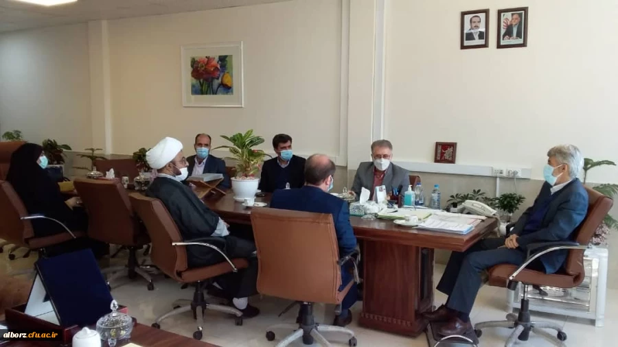 دیدار مدیریت امور پردیس های دانشگاه فرهنگیان البرز با مدیرکل محترم آموزش و پرورش البرز 2