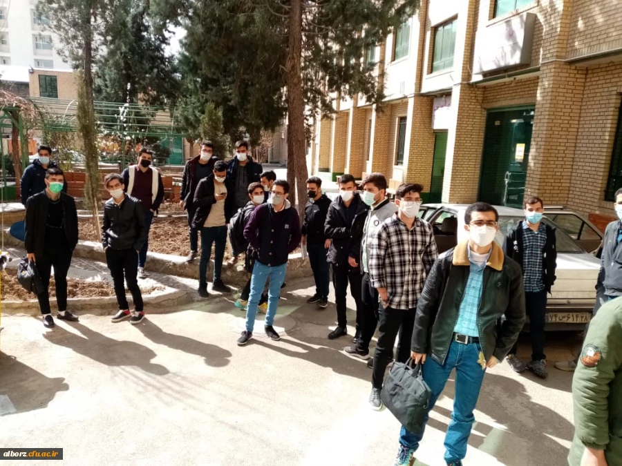 برگزاری حضوری کلاس های دانشجویان پردیس حکیم فردوسی در تاریخ ۱۴ اسفند ماه سال ۱۴۰۰: 8