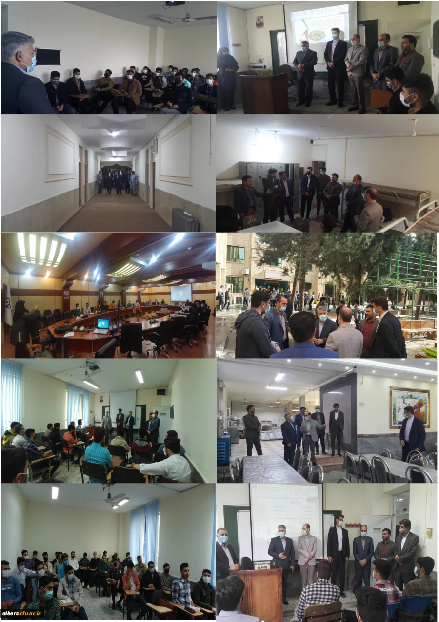 استمرار برگزاری کلاس های حضوری دانشگاه فرهنگیان استان البرز 3