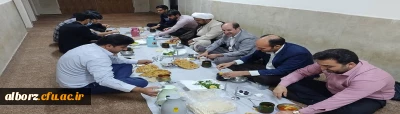 حضور گرم و صمیمی ریاست دانشگاه فرهنگیان استان البرز در ضیافت افطار دانشجویان