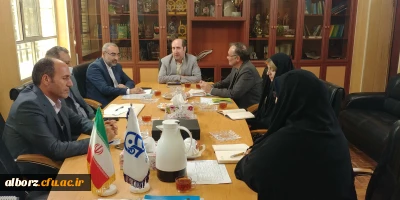 نشست با معاون سواد آموزی اداره کل آموزش و پرورش استان البرز 
