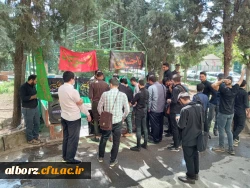 برپایی موکب هیئت دانشجویی قمر بنی هاشم و برگزاری مراسم عزاداری سید و سالار شهیدان  3