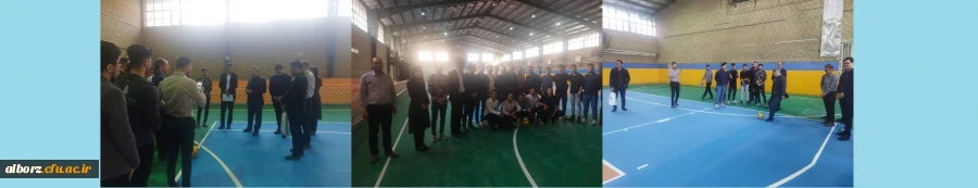 پایان یافتن عملیات بهسازی و بازسازی سالن ورزشی با حضور دکتر قبادیان  و دانشجویان 2