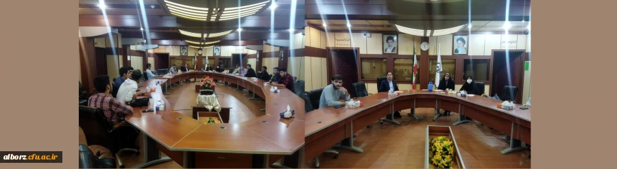 جلسه با موضوع بررسی مسائل و مشکلات و نظرات نمایندگان کلاس ها برگزار گردید. 2