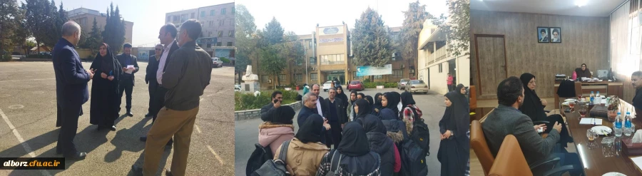بازدید ریاست محترم دانشگاه از پردیس امیرکبیر البرز 2