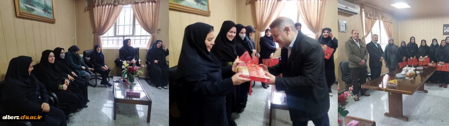 تجلیل از بانوان دانشگاه فرهنگیان پردیس حکیم فردوسی البرز همزمان با روز گرامی داشت مقام زن 2