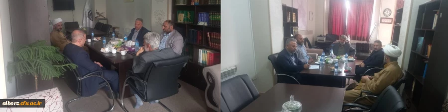  جلسه هماهنگی برگزاری اجلاس سراسری نماز در دفتر رئیس ستاد اقامه نماز برگزار شد. 2