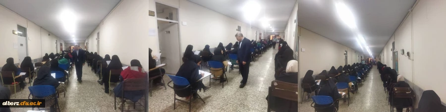 آزمون کتبی اصلح مهارت آموزان در روز جمعه  ساعت 10 صبح  با حضور255 نفر داوطلب در حوزه امتحانی پردیس حکیم فردوسی البرز برگزار شد. 2