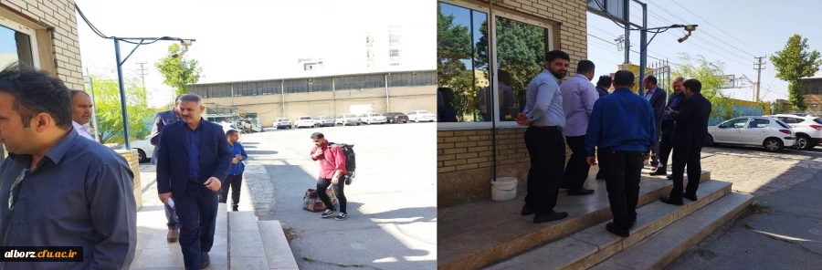 بازدید مدیریت دانشگاه فرهنگیان استان البرز از پردیس حکیم فردوسی 2