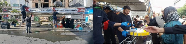 گزارش موکب دانشگاه فرهنگیان البرز در ایام سوگراری سرور و سالار شهیدان آقا ابا عبدالله حسین (ع)  2