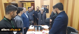 بازدید ریاست دانشگاه فرهنگیان استان البرز و مدیرکل آموزش و پرورش استان البرز